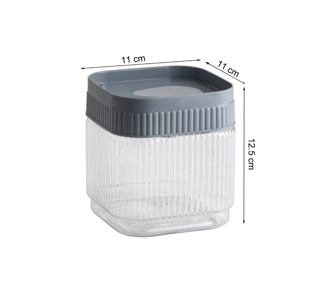 CEVENZA Airtight Stackable Plastic Storage Containers Set 1000ml (PACK OF 2)