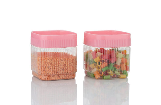 CEVENZA Airtight Stackable Plastic Storage Containers Set 1000ml (PACK OF 2)