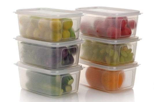 CEVENZA Multipurpose Refrigerator Storage Container(Pack Of 6)
