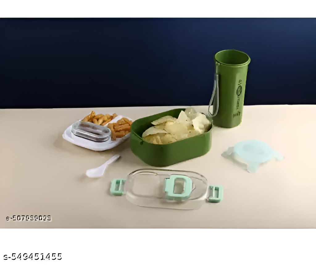 CEVENZA 2-in-1 Lunch Box Set with Leak-Proof Bottle